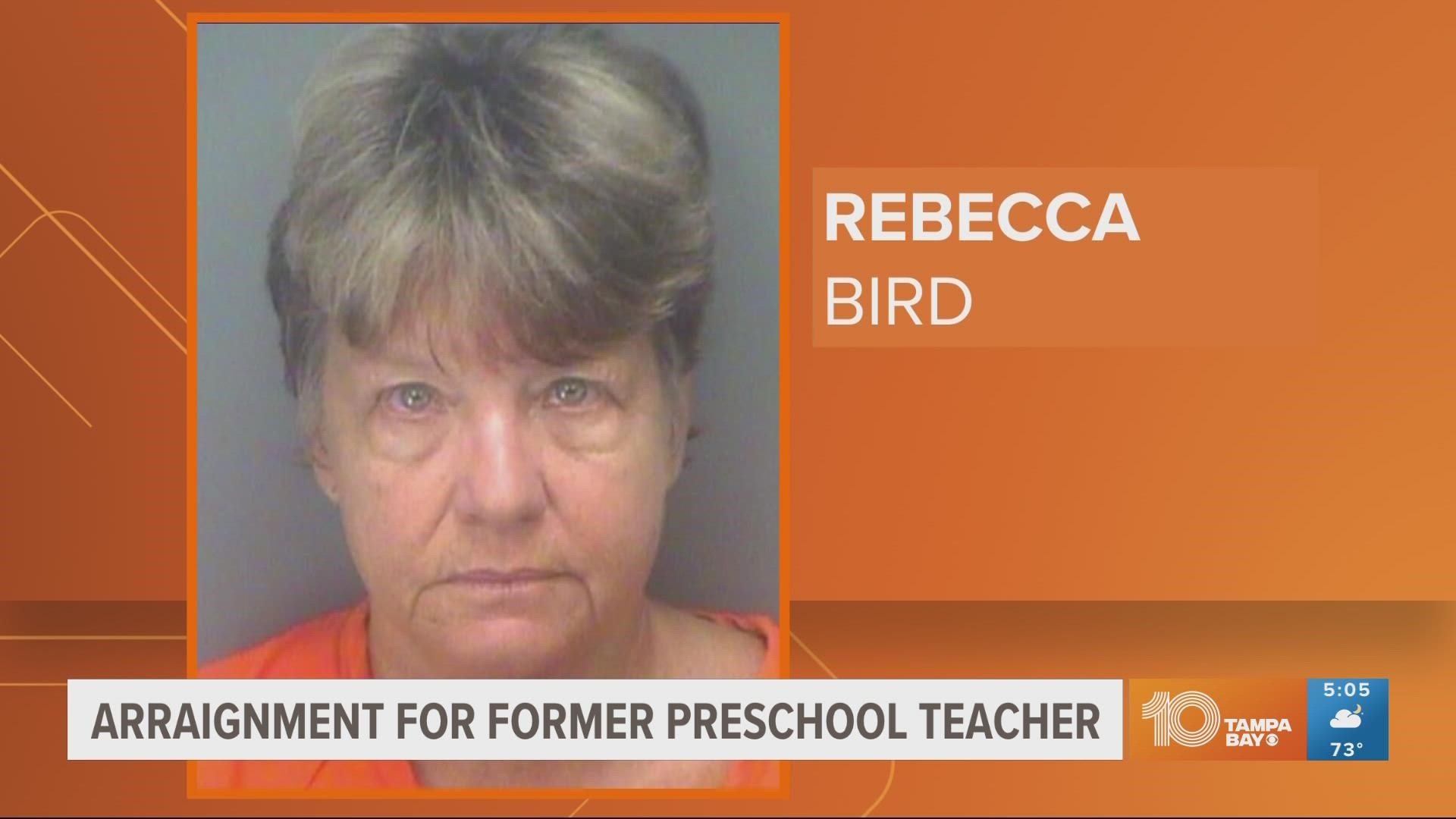 Rebecca Bird, 62, was charged with felony child abuse.