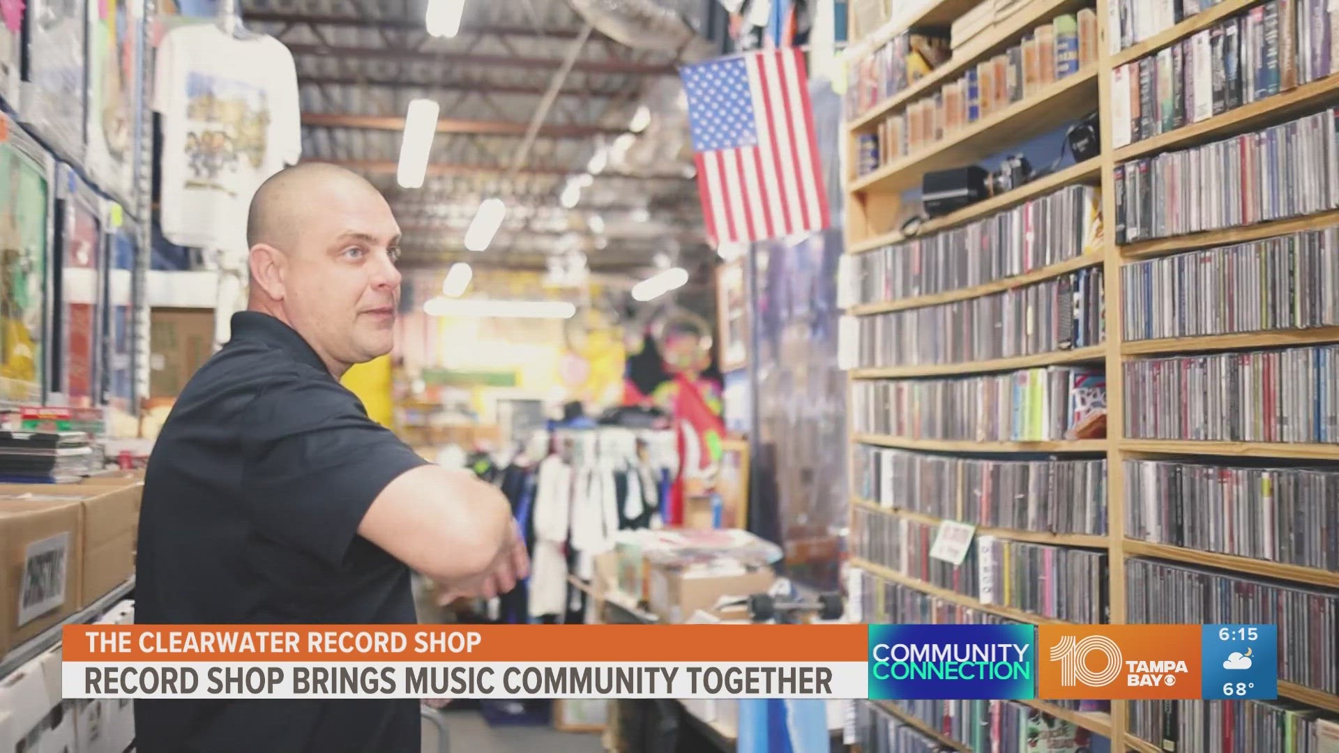 We look at some of the essential parts of our community. Today, Community Connection brings us to The Clearwater Record Shop