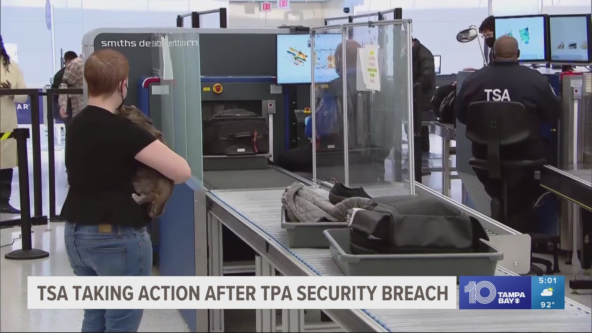 In the first half of this year, Tampa International recorded 67 weapons detected at TSA checkpoints.