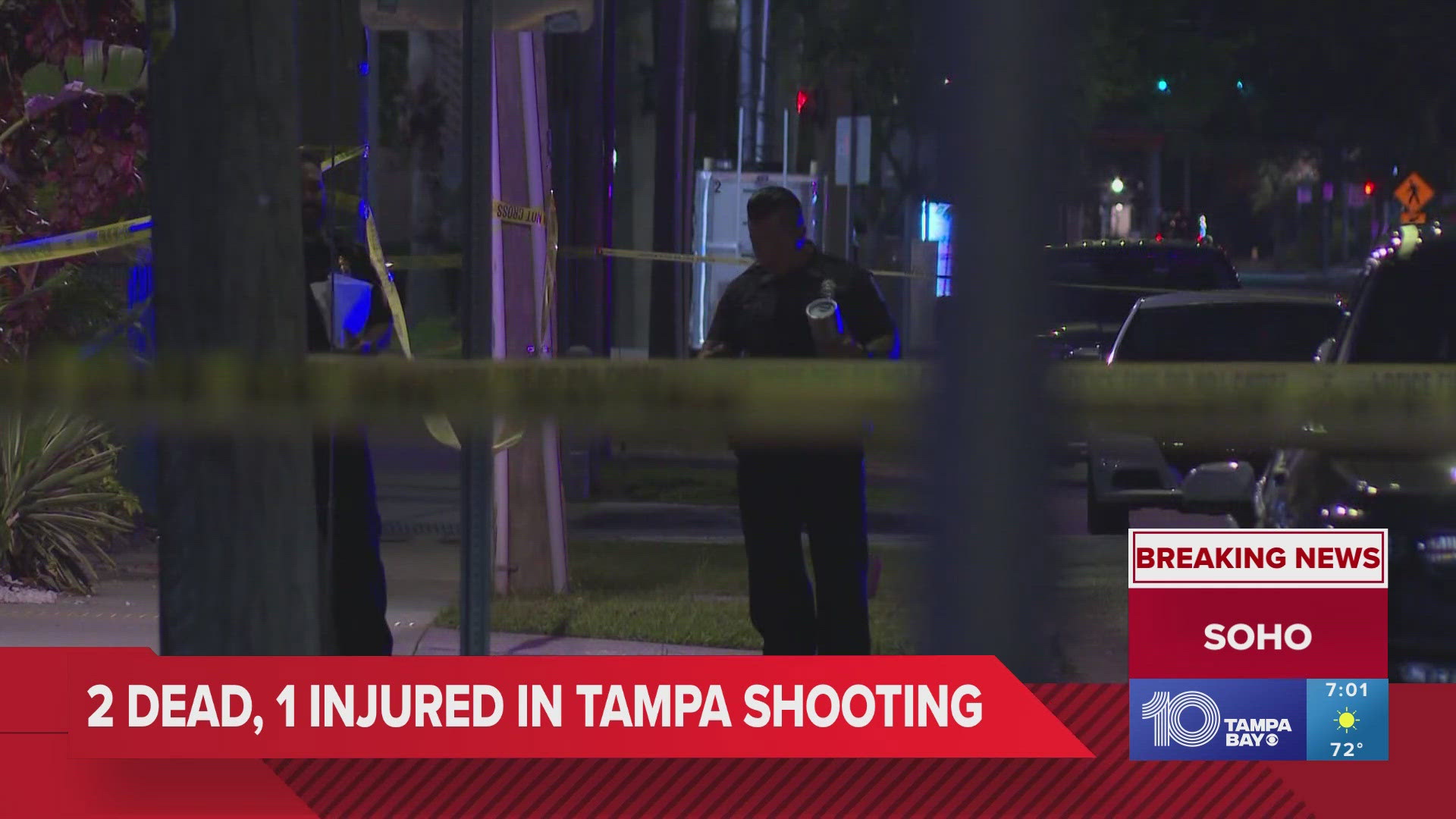 A shooting on Sunday morning in Tampa left two dead and one injured.