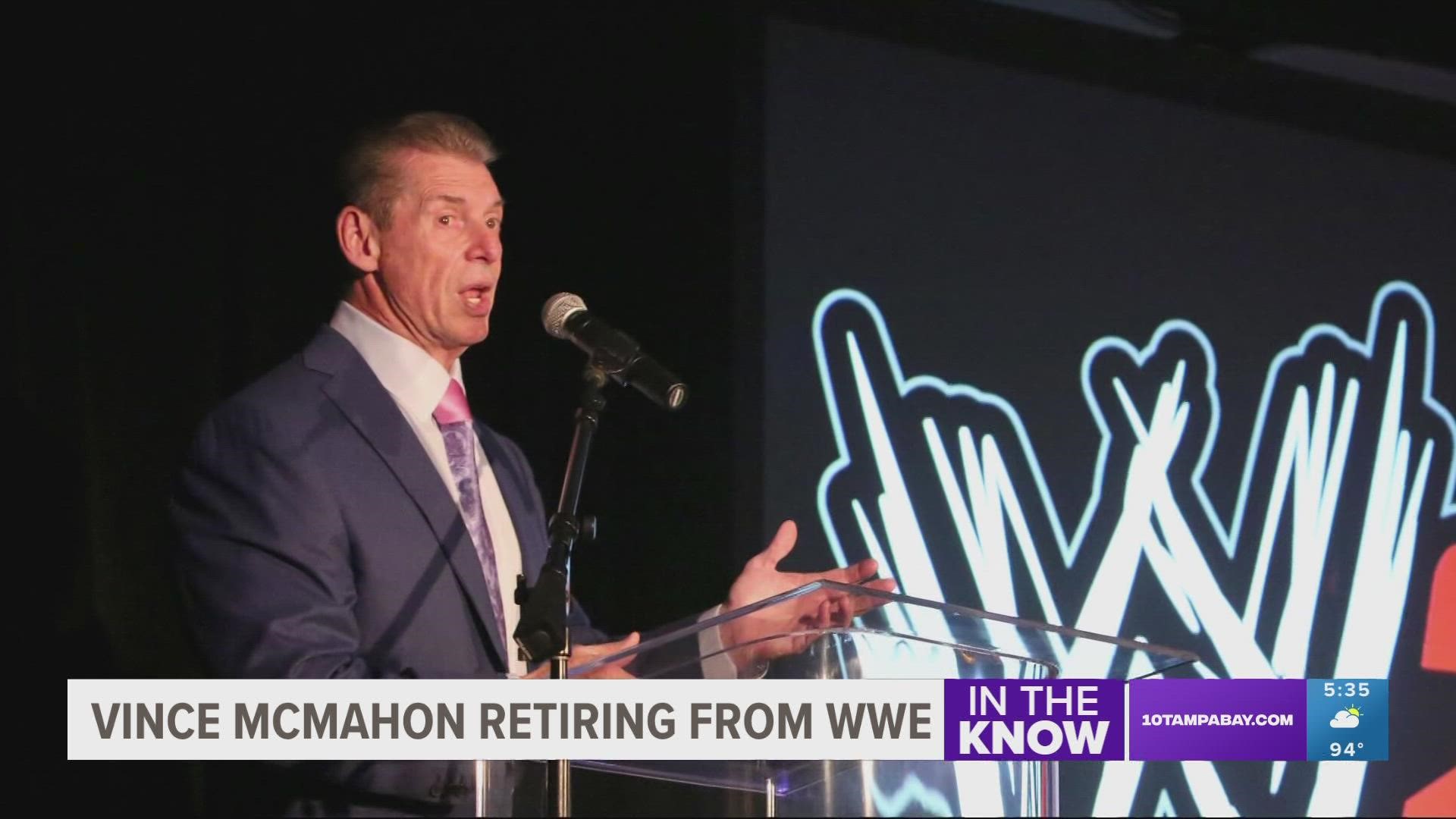 The Wall Street Journal reported McMahon paid more than $12 million over the past 16 years to suppress allegations of sexual misconduct from former employees.