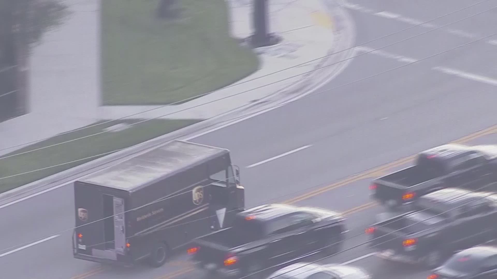 Several police agencies were involved in the pursuit of a carjacked UPS truck through the streets of South Florida on Thursday afternoon.