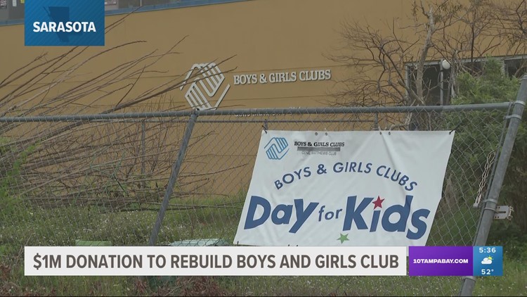 Local nonprofit donates $1 million to rebuild North Port Boys and Girls Clubs