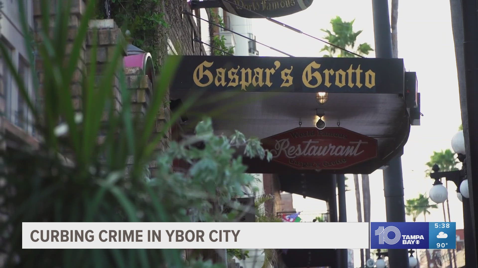 Police are walking the streets of Ybor to curb crime.