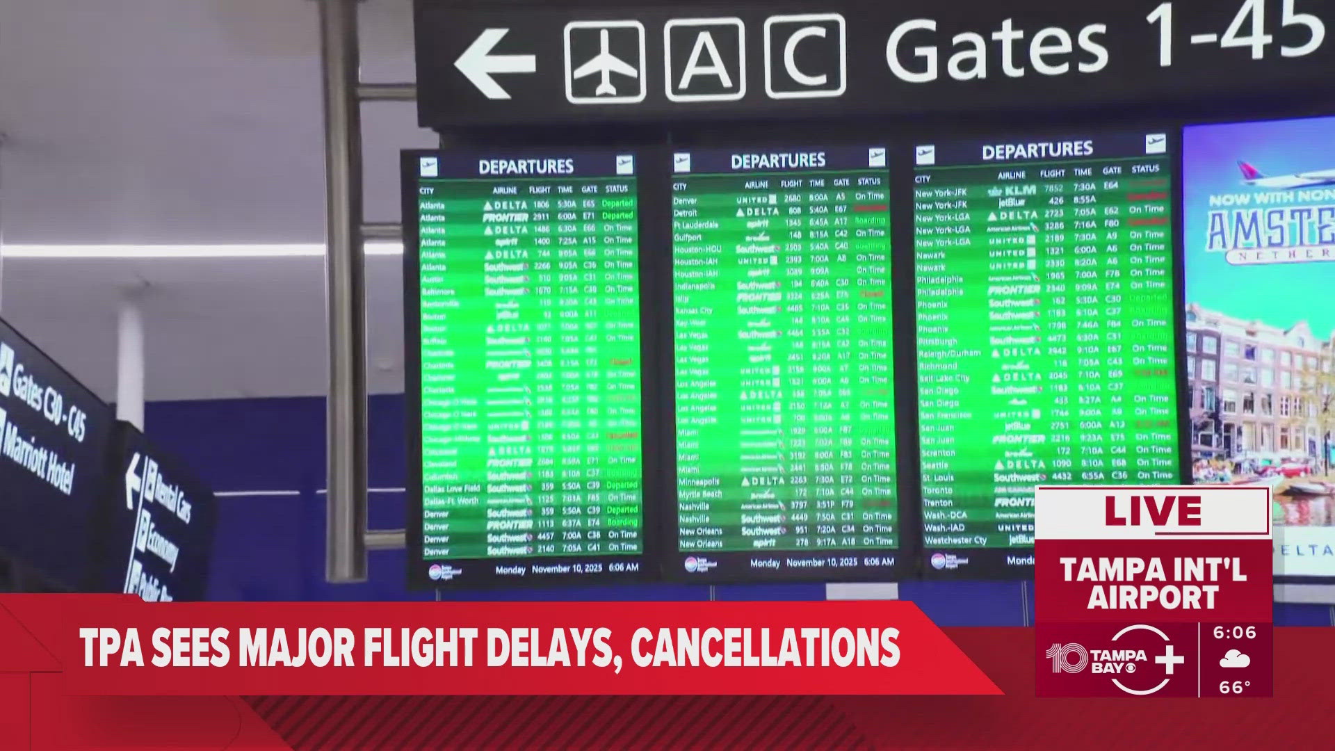 TPA continues to see delays, cancellations due to FAA cuts from the ...