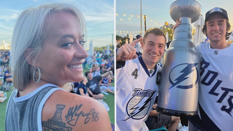 Lightning fan honors team with tattoo of Stanley Cup