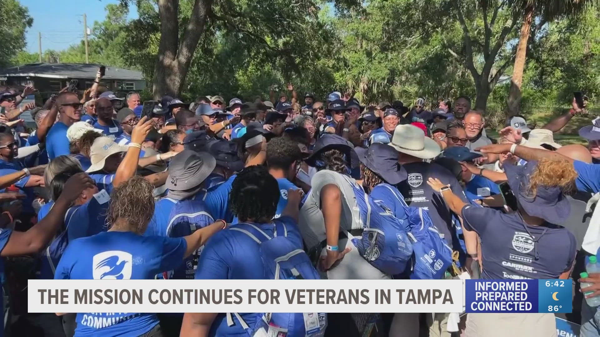 At a community garden in Tampa Saturday morning, there were no ranks or orders—just sweat, tools and a shared purpose.