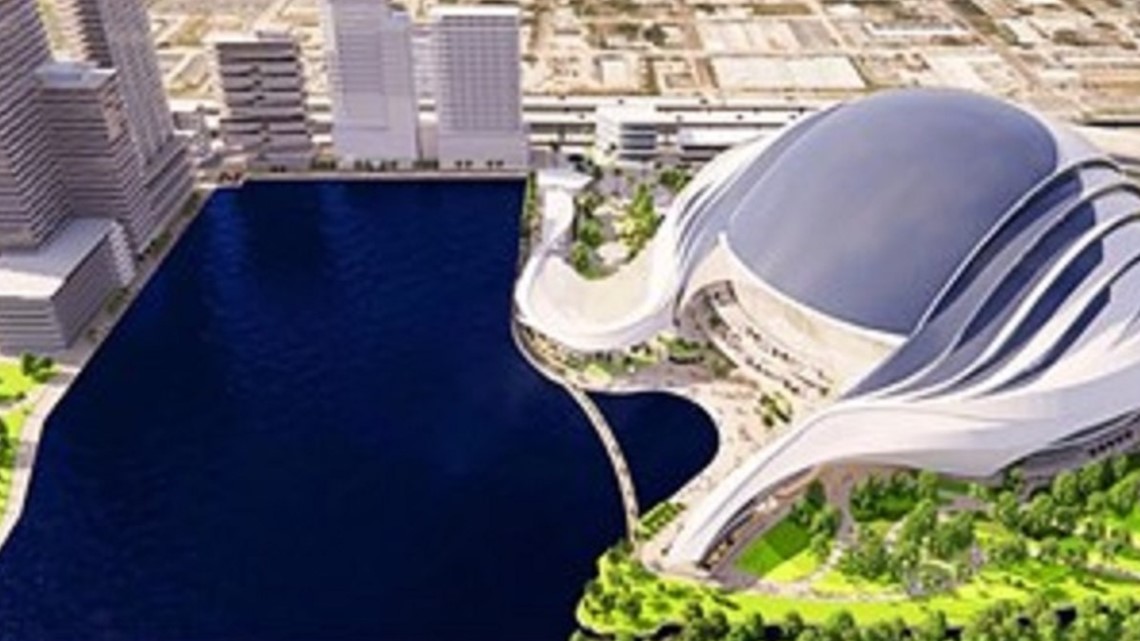 Tampa Pitches Rays on Domed Waterfront Stadium