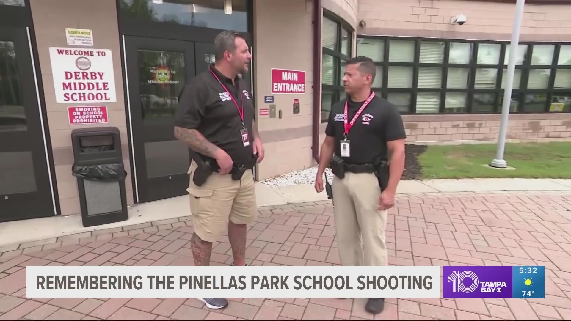 It's been 35 years since gunshots rang out in a cafeteria at Pinellas Park High School.