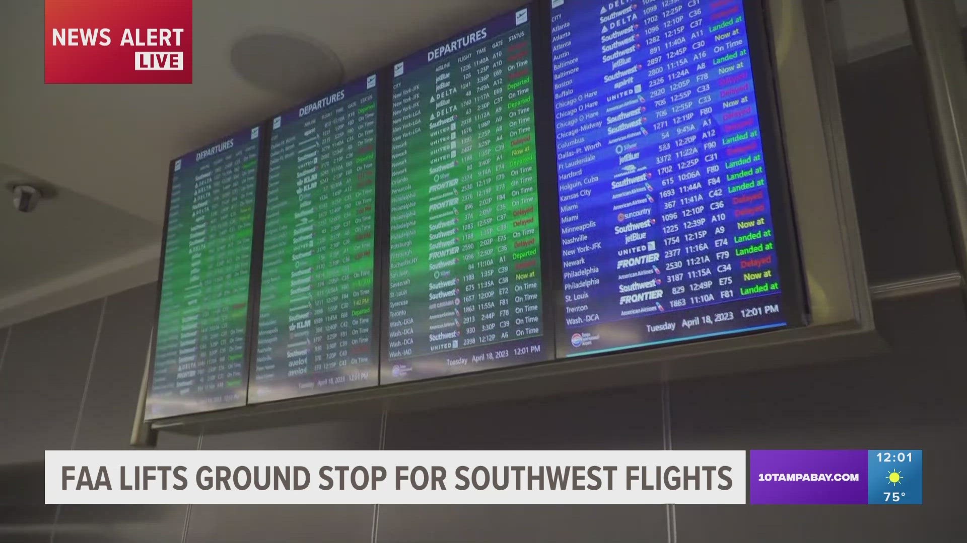 The airline said it was experiencing “intermittent technology issues” Tuesday morning.