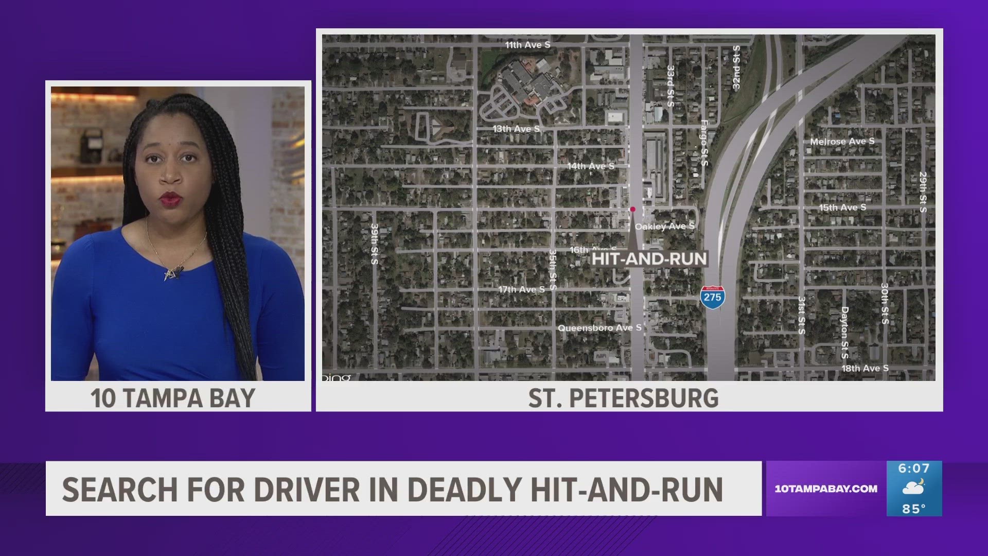Cassandra Gelineau was struck by an SUV while crossing an intersection in St. Petersburg, police said.