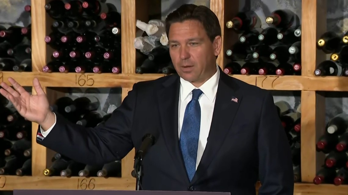 DeSantis signs law allowing larger wine containers - Vimarsana News
