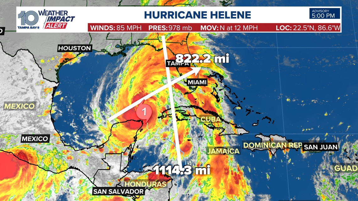 How big is Hurricane Helene? Here's the answer | wtsp.com