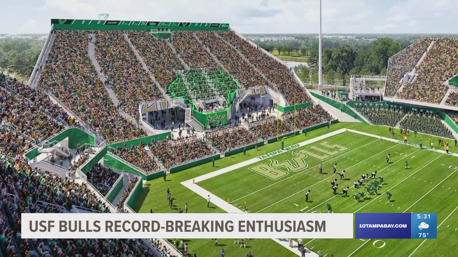 Enthusiasm grows as the Oct. 18th date for groundbreaking on the new stadium rapidly approaches.