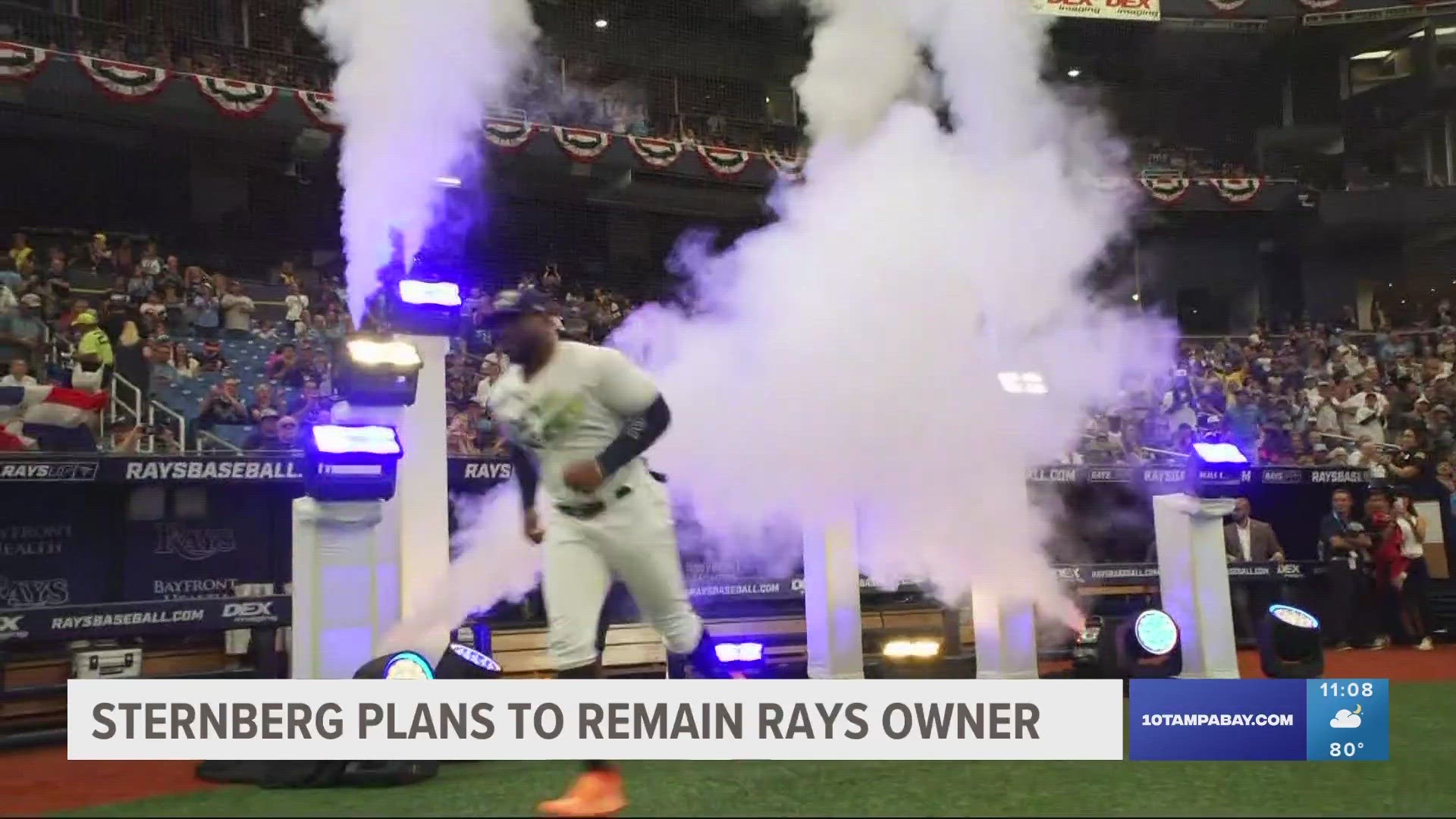 A report from The Athletic says there are groups interested in purchasing the Tampa Bay Rays.