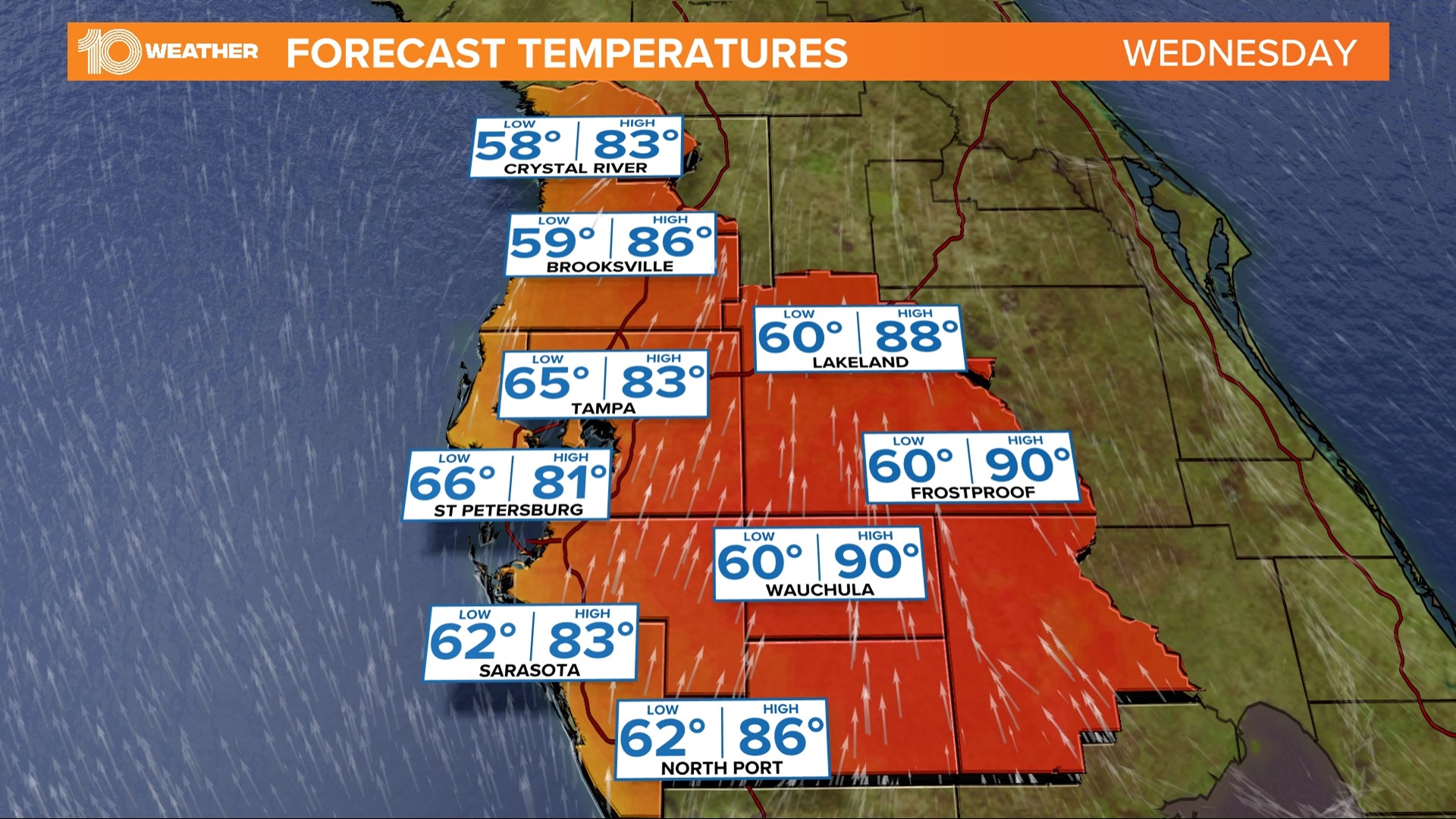 Florida temps to build to record-high territory | wtsp.com