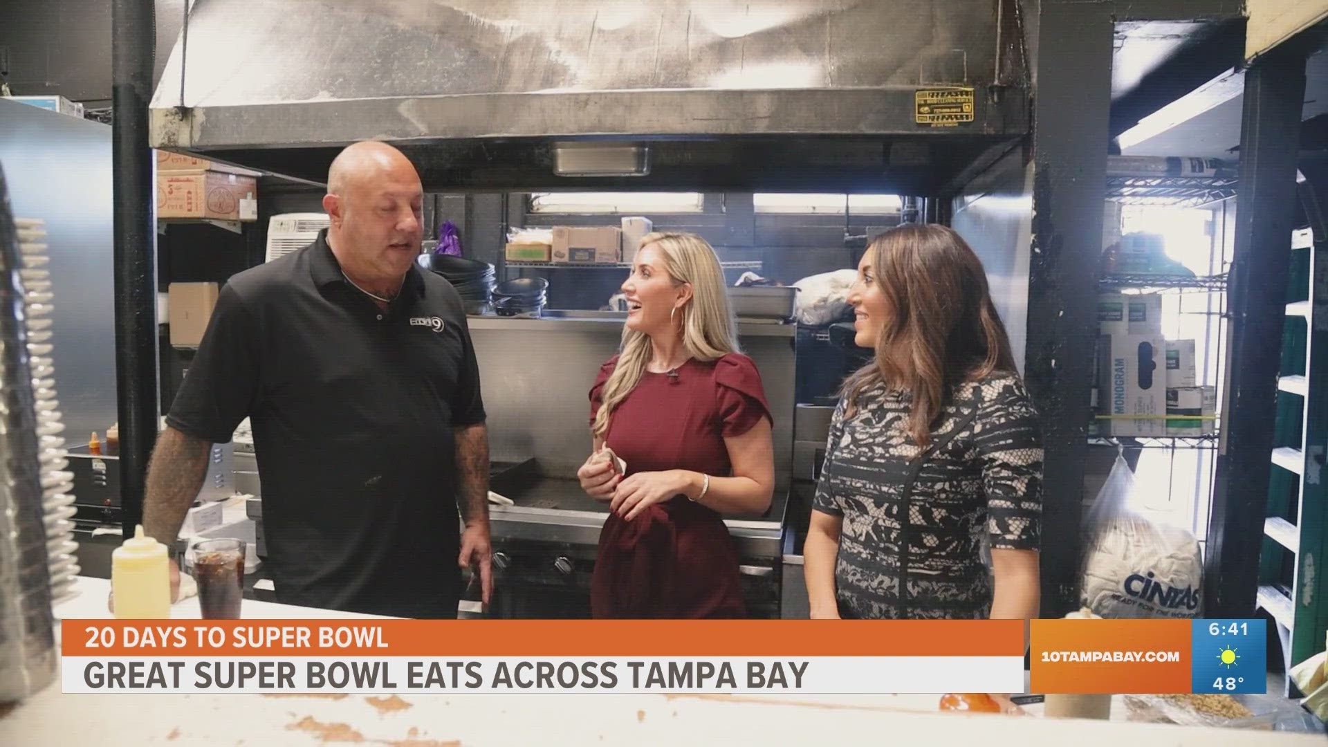 As we inch closer to the Super Bowl here on 10 Tampa Bay we're looking at eateries and restaurants able to keep you fed during the big game!