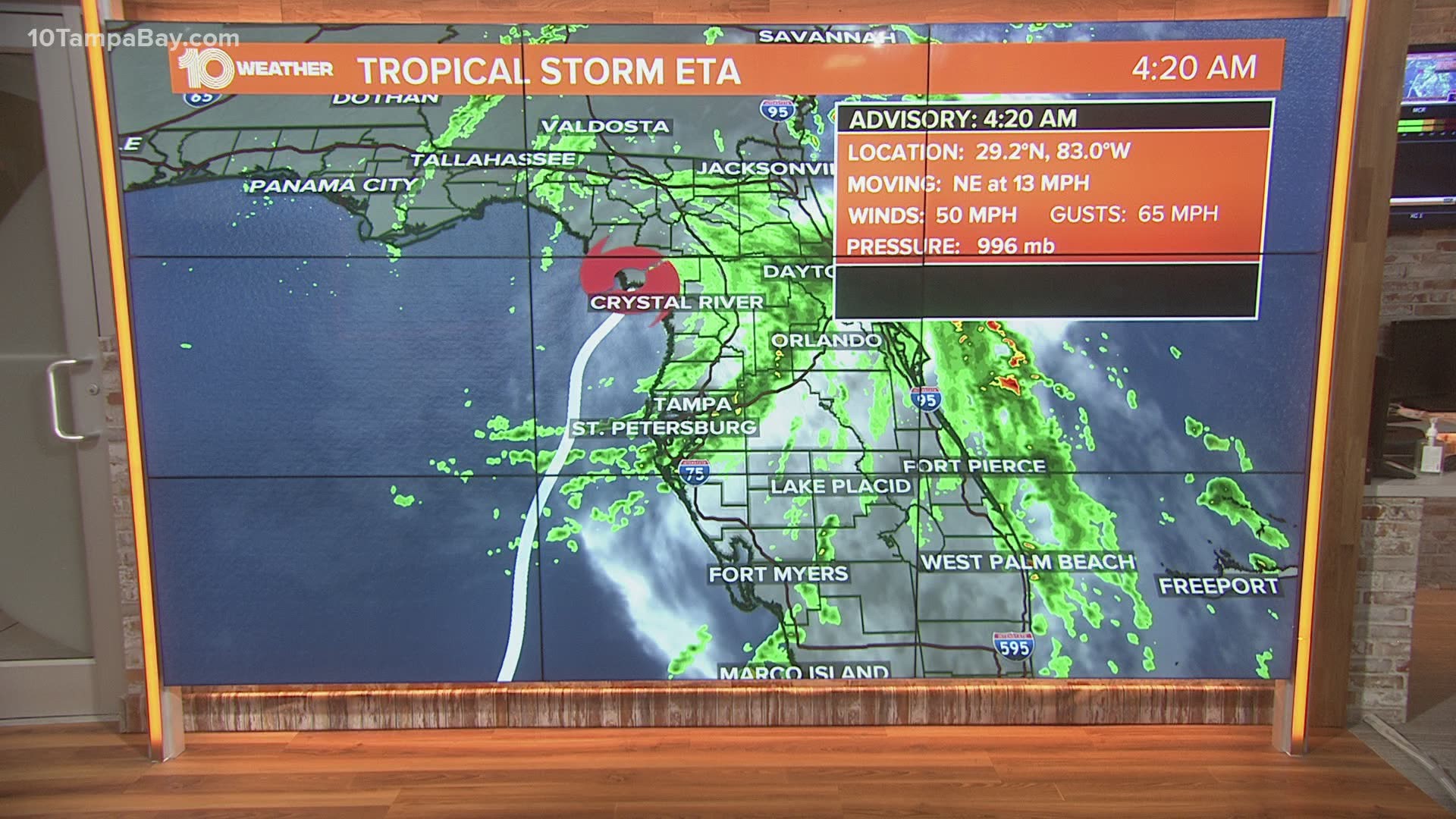 Eta made landfall for the fourth time overall and second time in Florida early Thursday morning.