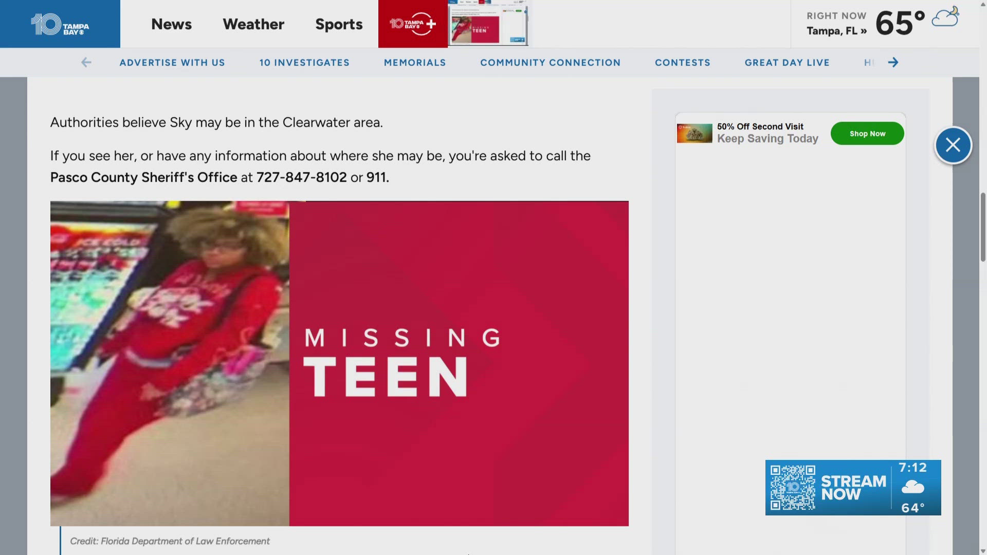 Florida Missing Child Alert canceled after 17-year-old Hudson girl ...