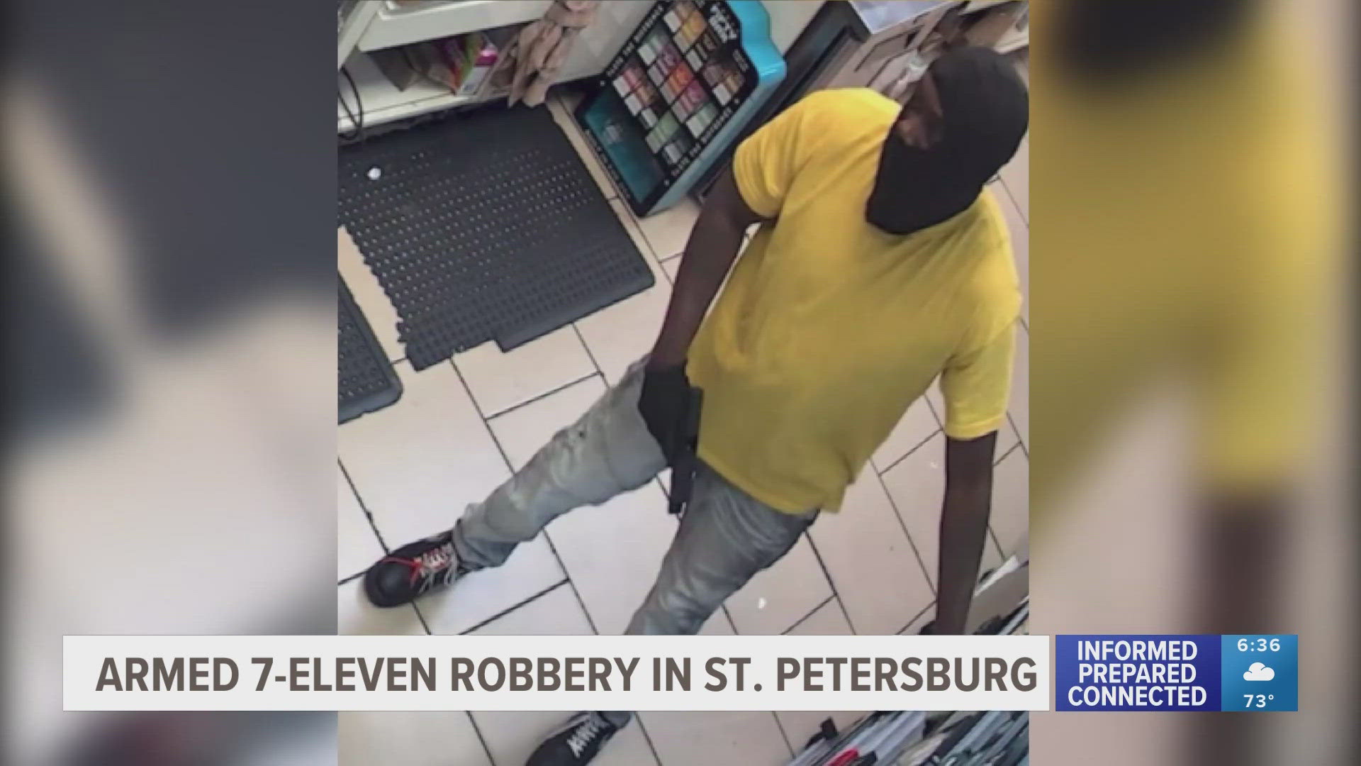 Video: Police search for man who robbed store, 'forced' clerk into ...