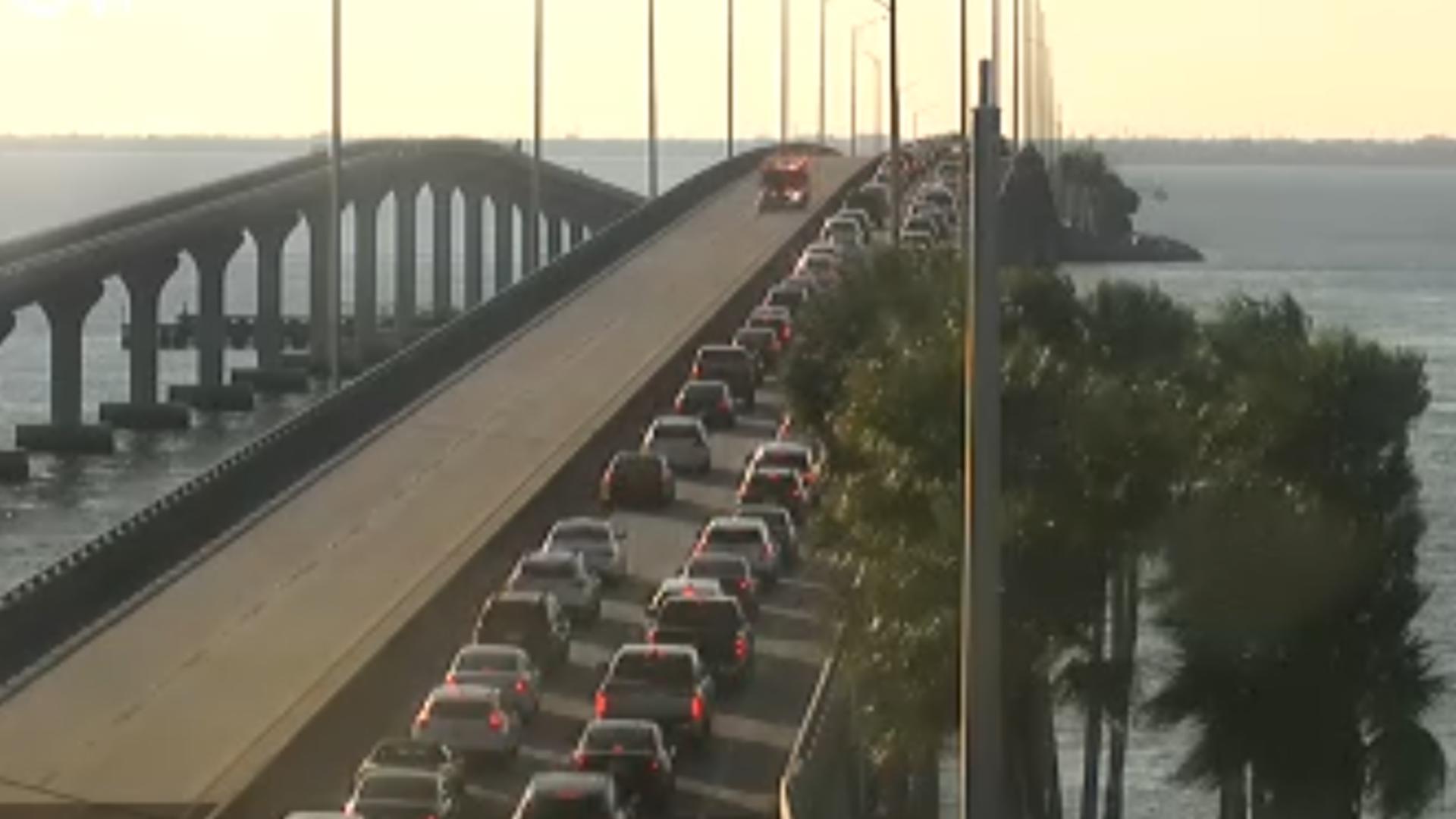 Courtney Campbell Causeway Traffic Now