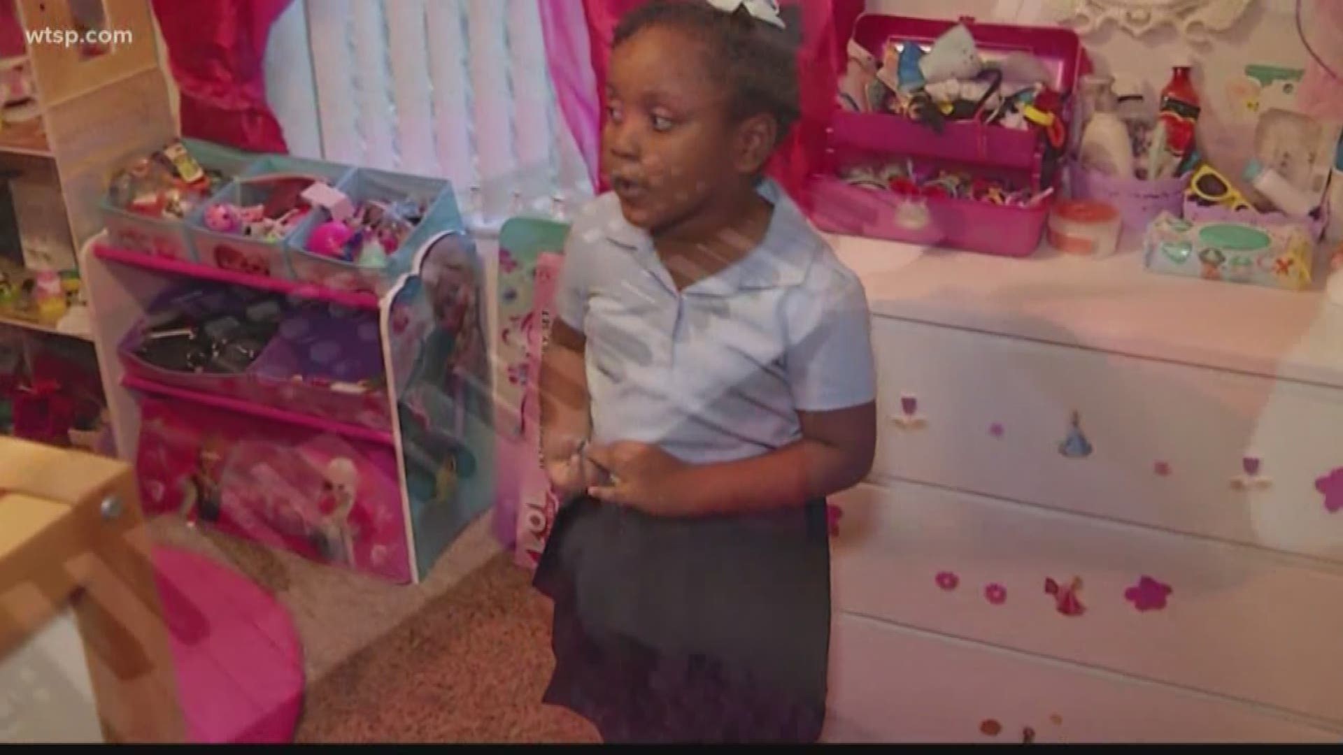 Her grandmother says 6-year-old Kaia Rolle was acting out in class due to a side effect of a lack of sleep from a medical condition.