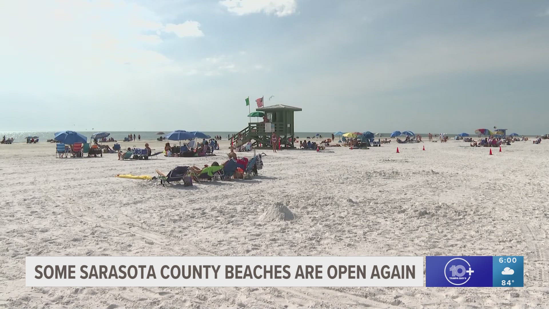 While hundreds of people headed out to the beaches today, there's still a lot of cleanup ahead.