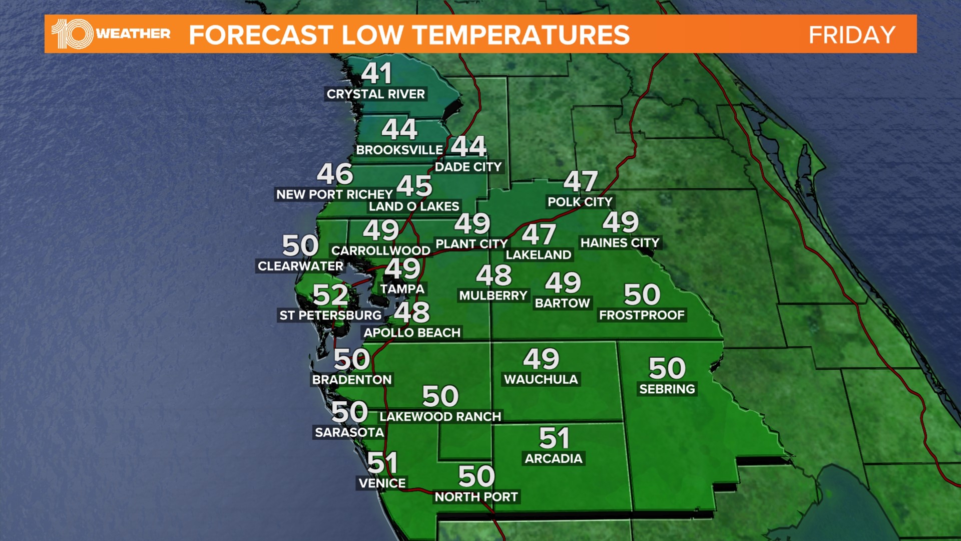 Cold temperatures across Tampa Bay: How long they'll last | wtsp.com