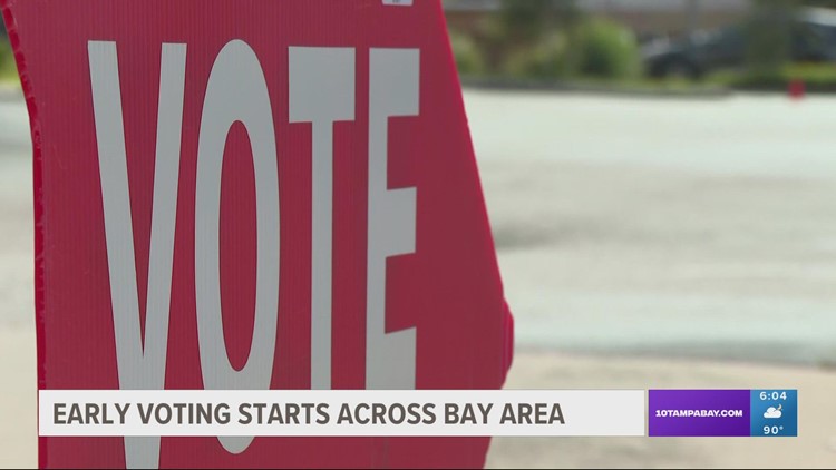 Early voting begins across Tampa Bay region this weekend