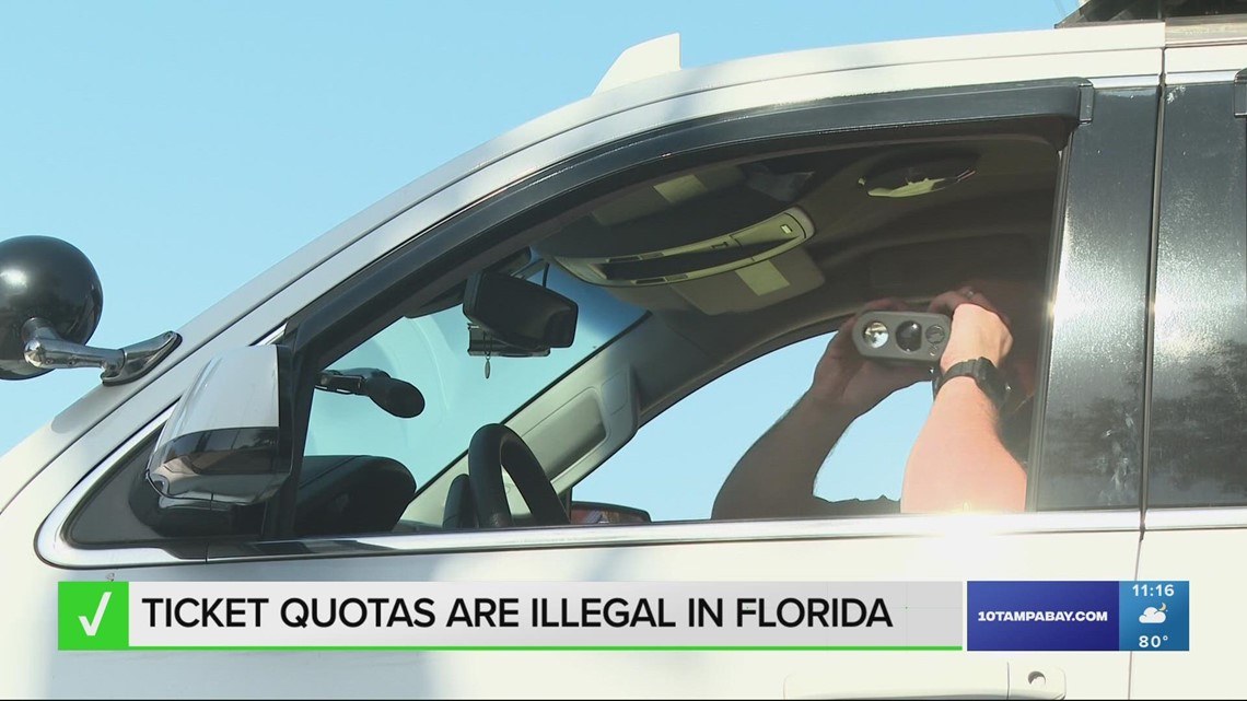 Ticket quotas are illegal in Florida. But here's how police can get around state law