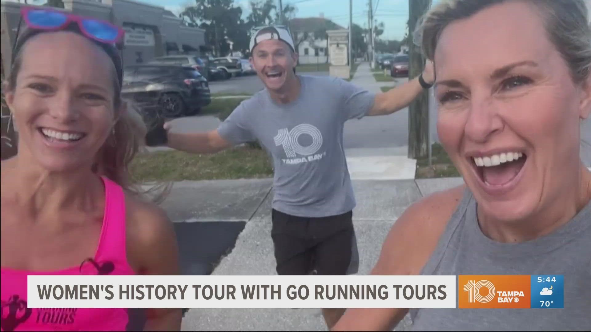 A unique running tour takes you through South Tampa and Bayshore to learn about some history-making women in Tampa.
