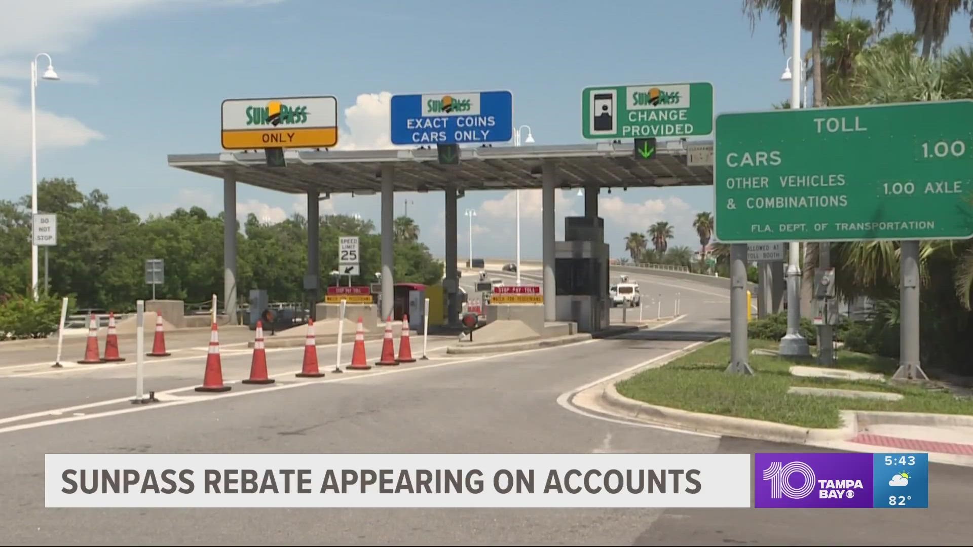 SunPass Toll Rebate Now Being Credited To Accounts Wtsp