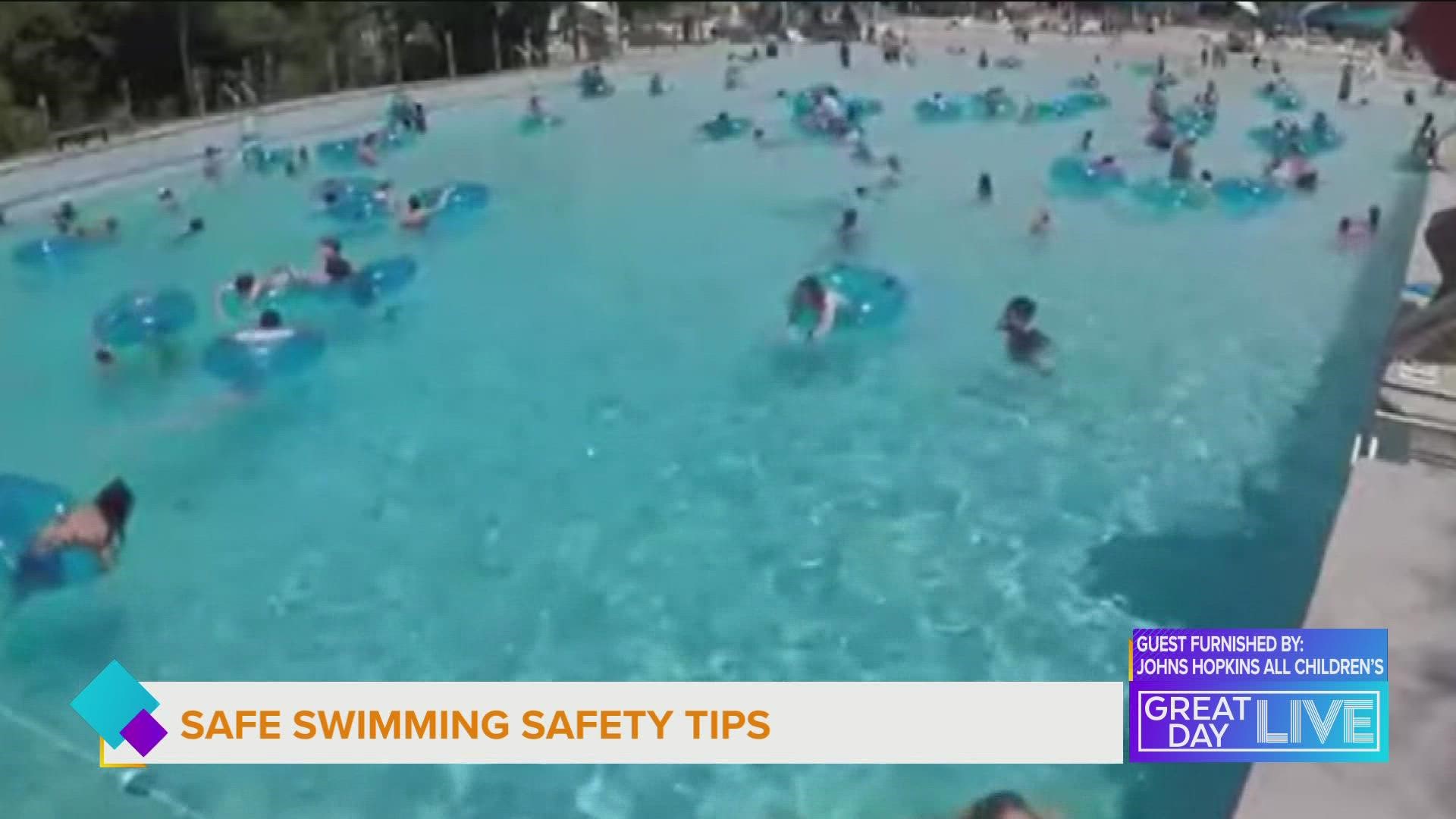 GDL gets safety tips from John’s Hopkins All Children’s hospital to stay safe this summer when it comes to keeping kids safe around water.
