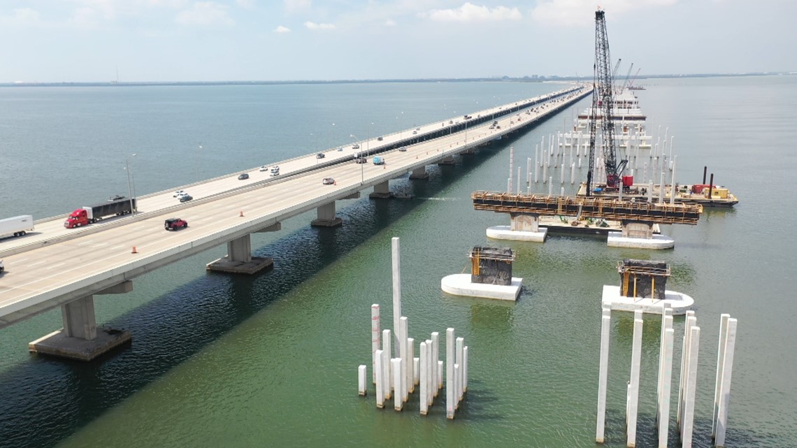 Florida Builds Largest State Bridge With New Howard Frankland | Wtsp.com