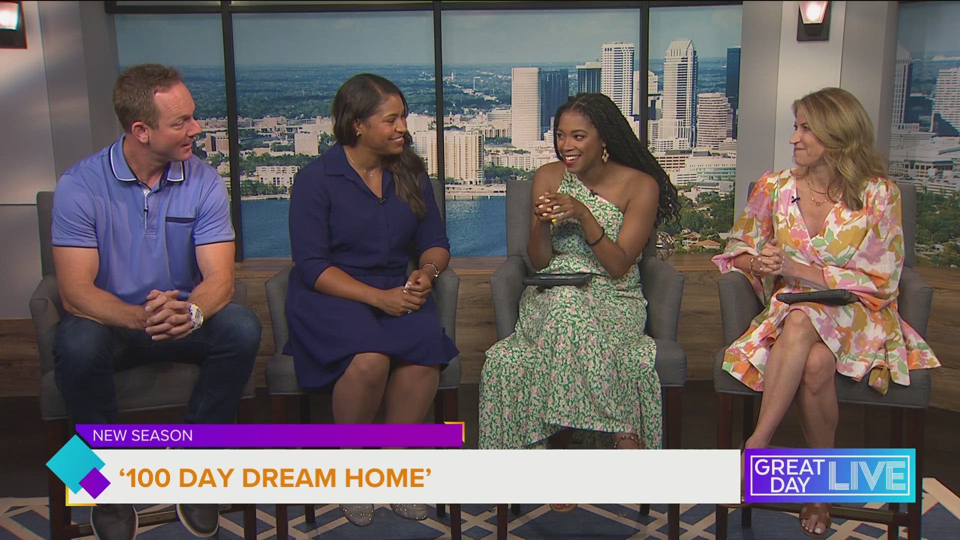 Married couple Brian and Mika Kleinschmidt discuss the new season of their hit HGTV show '100 Day Dream Home,' and how much they love producing it in Tampa Bay.