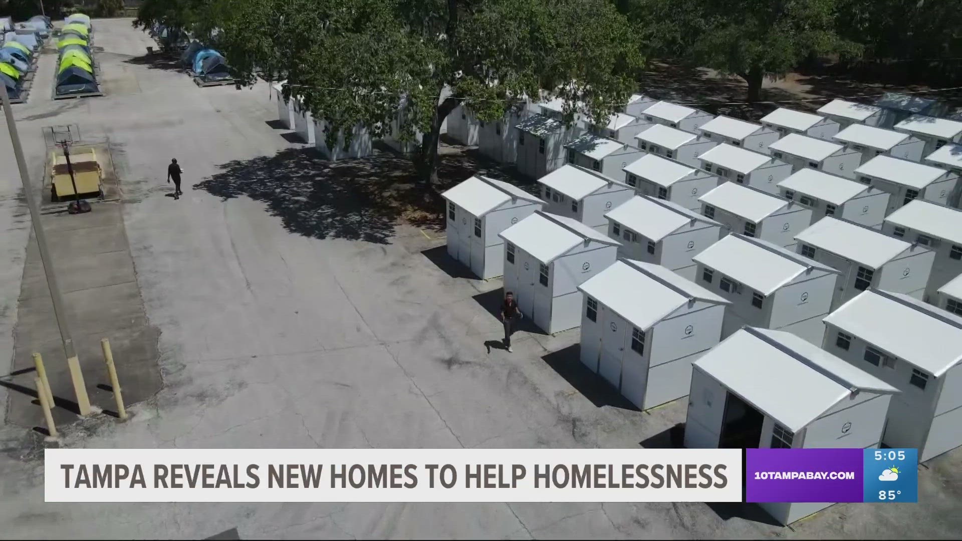 "Hope Cottages" in Tampa aims to help people experiencing homelessness. They're expected to be ready in the fall.