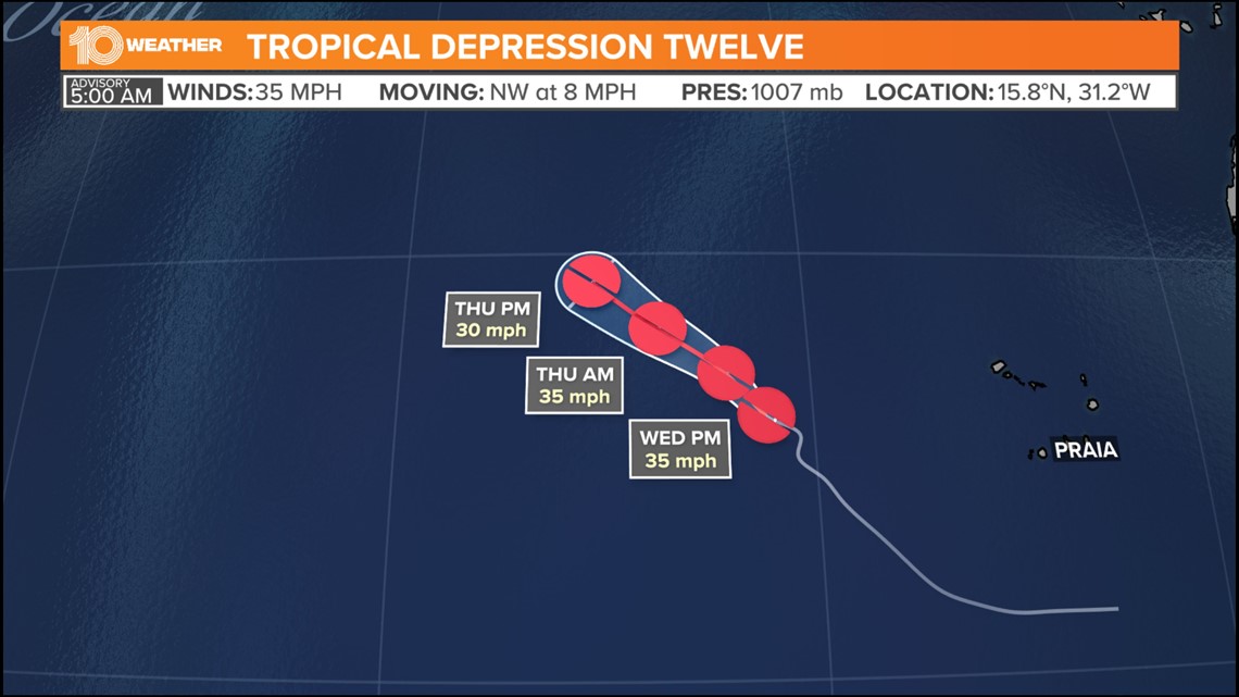 Tropical Depression 12 Forms In The Atlantic 0070