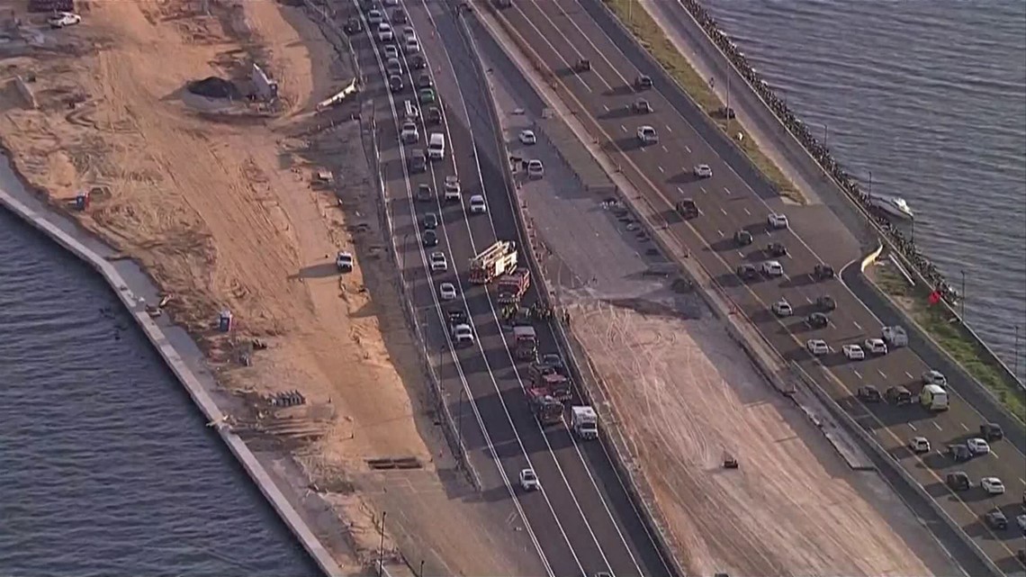 Howard Frankland Bridge I-275 crash caused major delays | wtsp.com