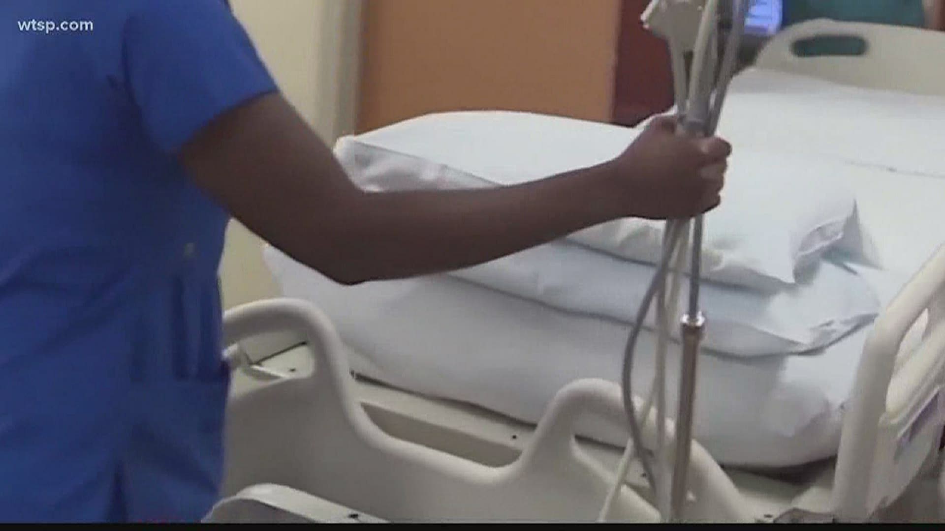 Tampa Bay area hospital workers are seeing their hours cut in the midst of a global coronavirus crisis.