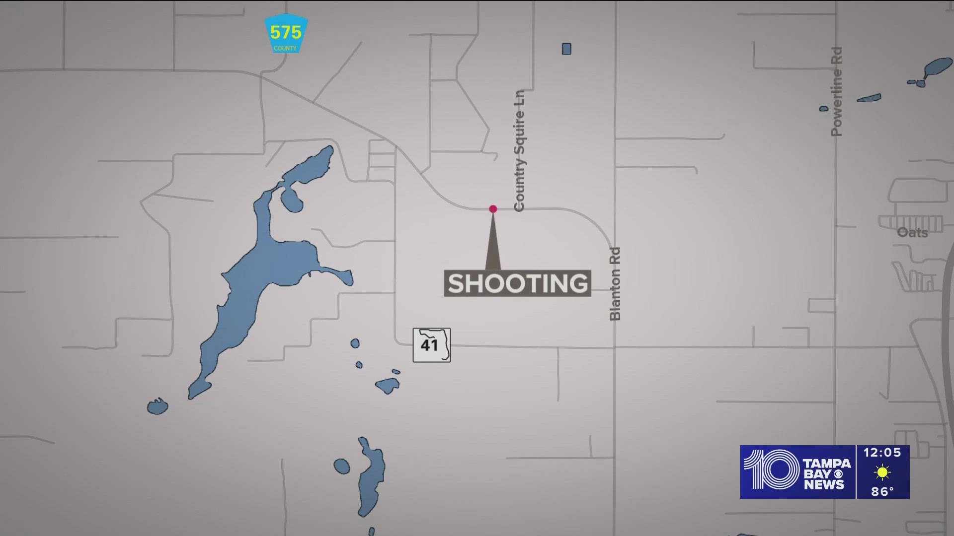 Pasco County deputies say they're searching for a suspect after two men were killed and another was hospitalized in a shooting Monday night in Dade City.