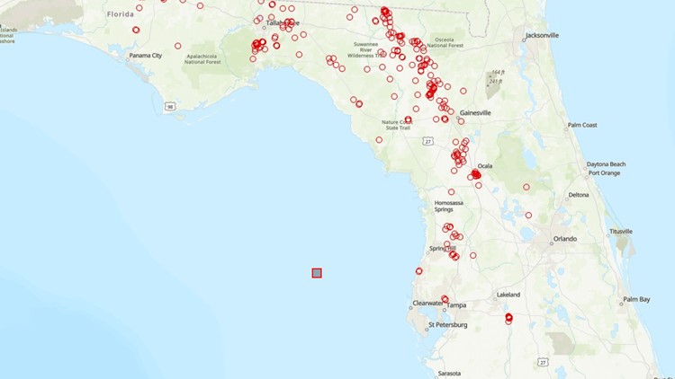 Florida sinkhole map: Finding reports of sinkholes near you | wtsp.com