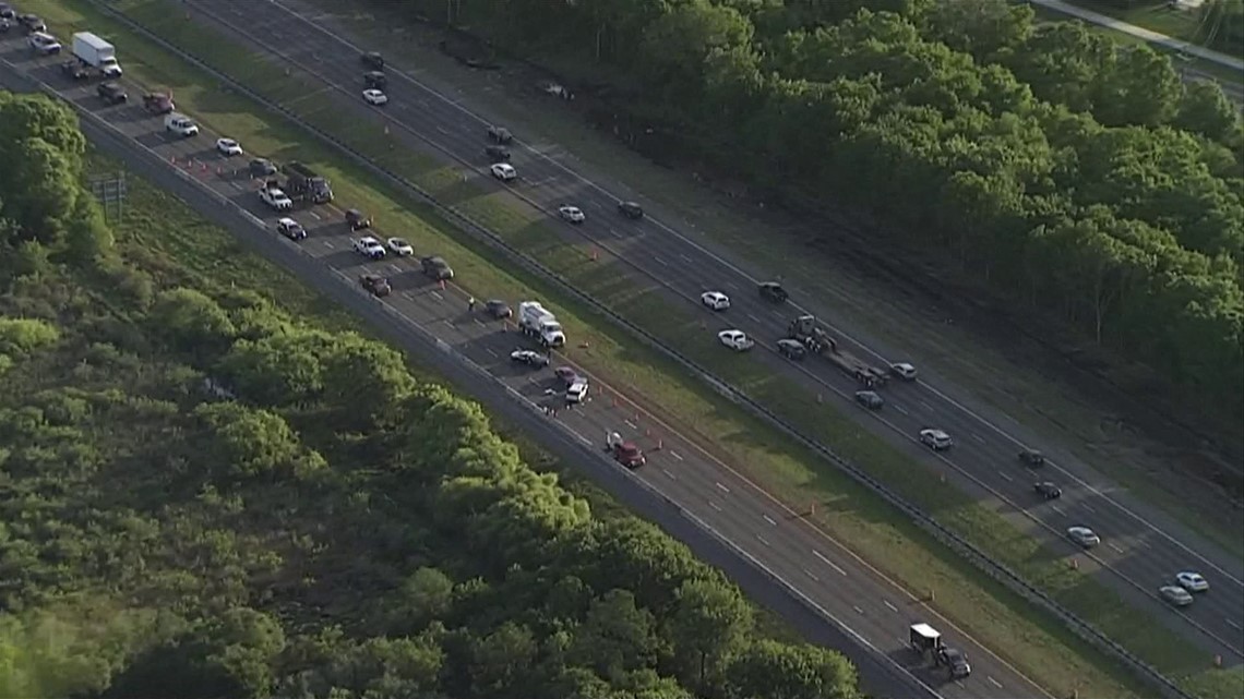I-75 southbound shut down due to deadly crash in Hillsborough | wtsp.com
