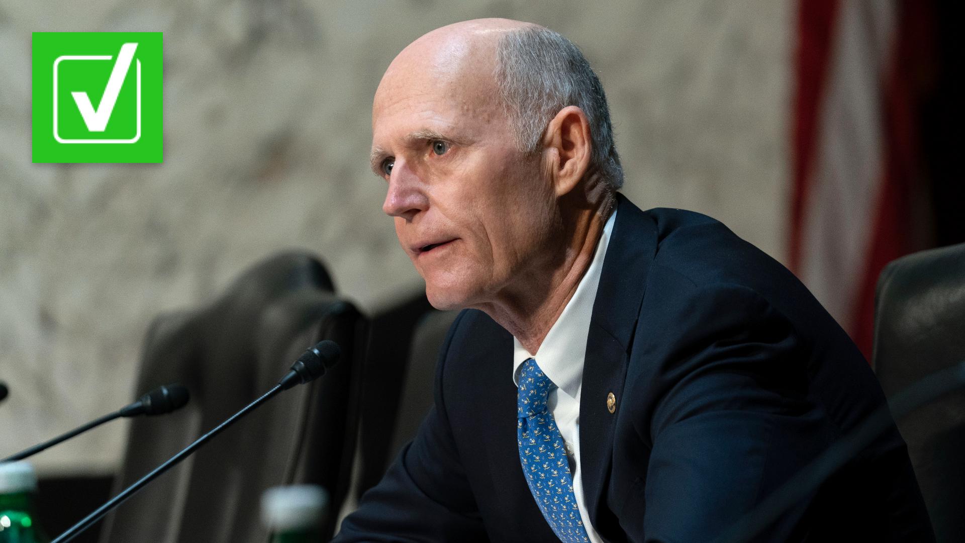 Sen. Rick Scott uses his campaign to support IVF. Do his policies align?