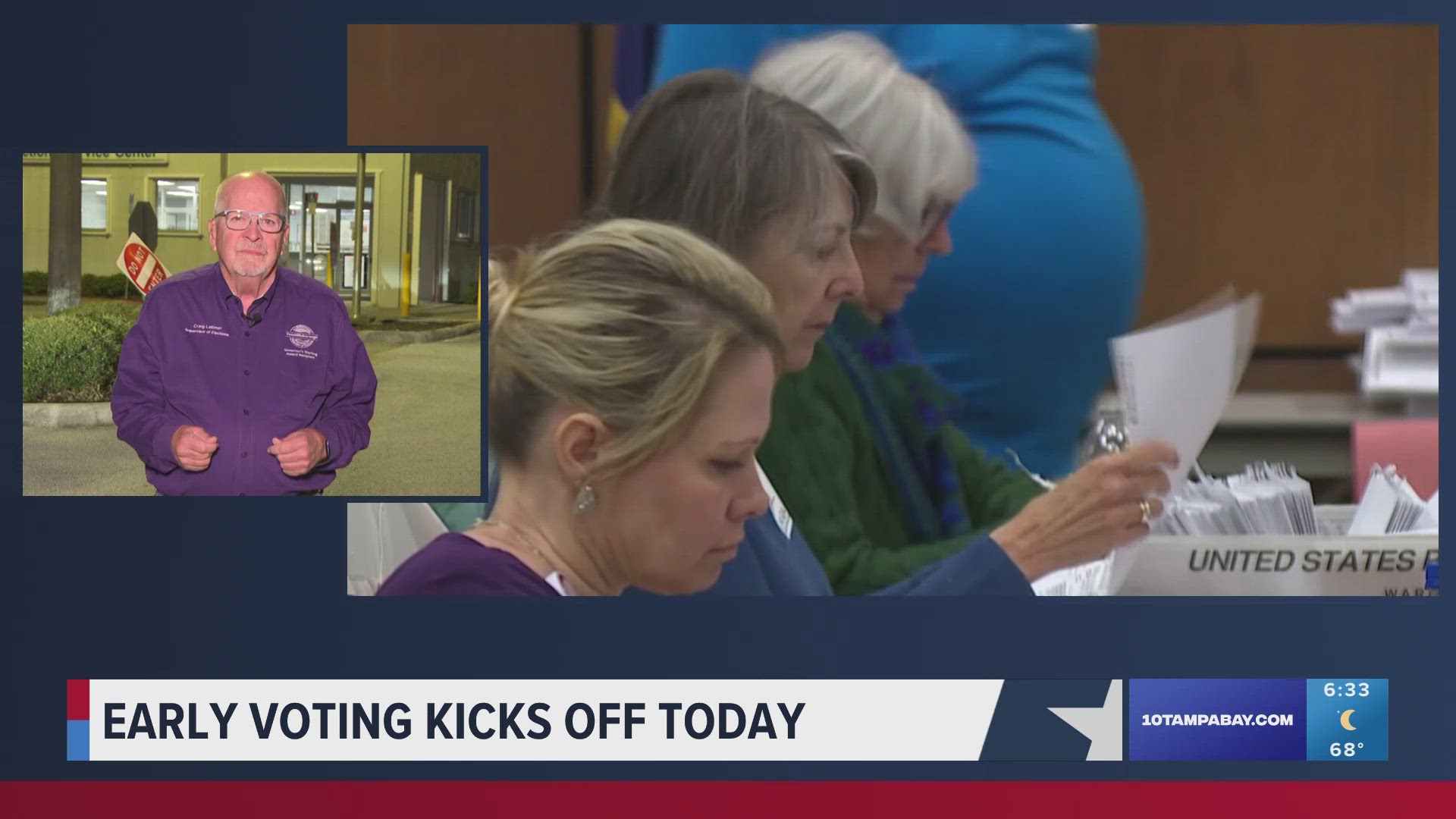 Early Voting starts on Monday for Florida residents and runs until just before Election Day on Nov. 5.