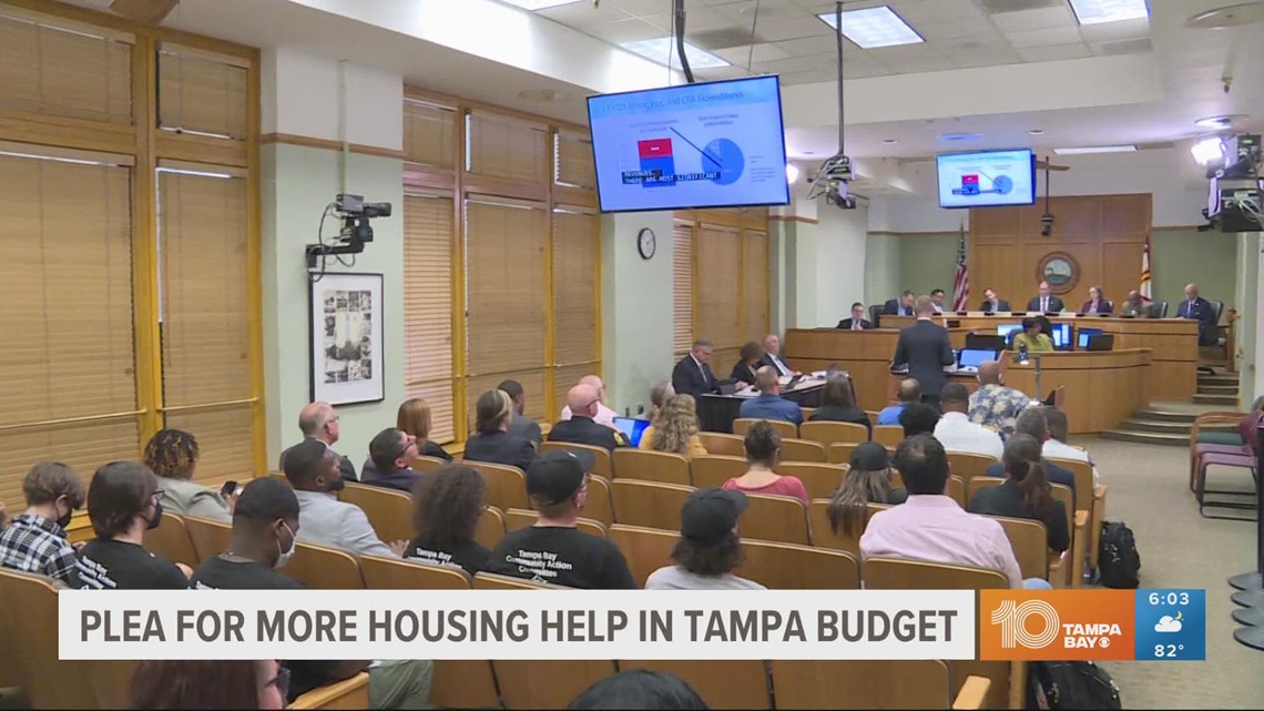 Plea for more housing help in Tampa budget