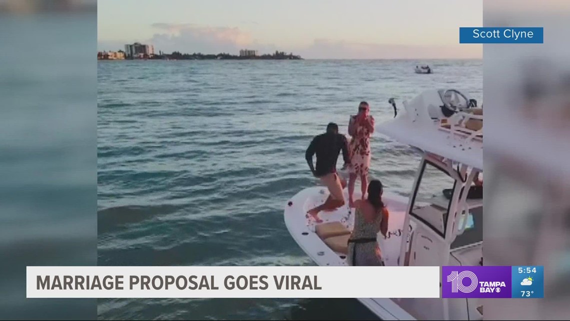 Sarasota man jumps in water to save engagement ring after trying to propose