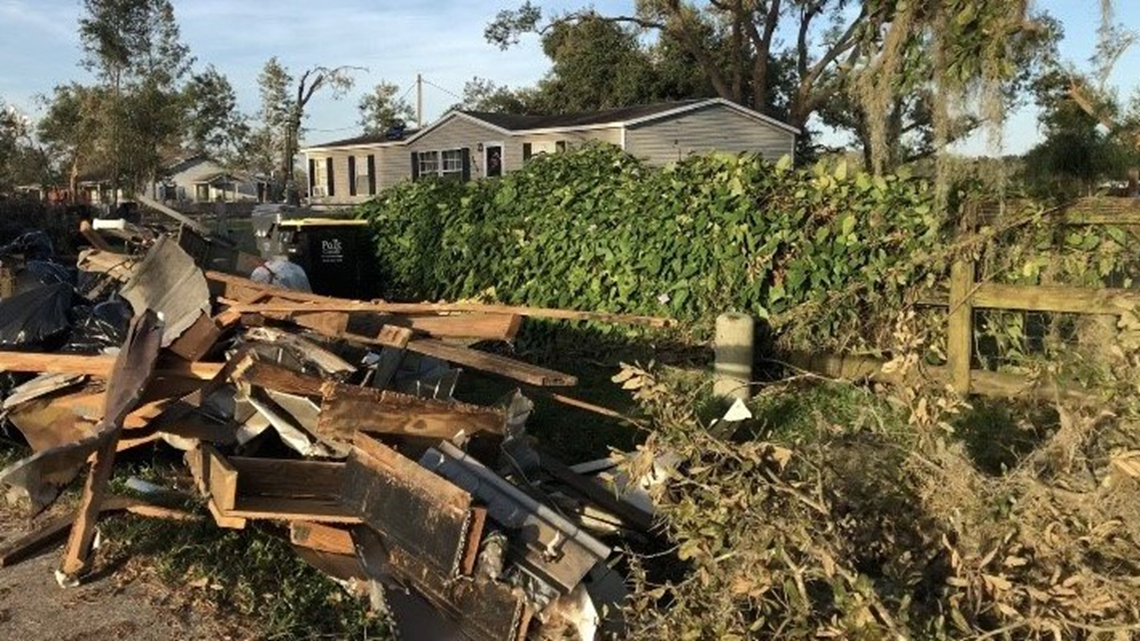 Cleanup continues in Polk County following a tornado