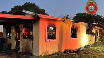 Firefighters investigate after Palmetto Beach home goes up in flames