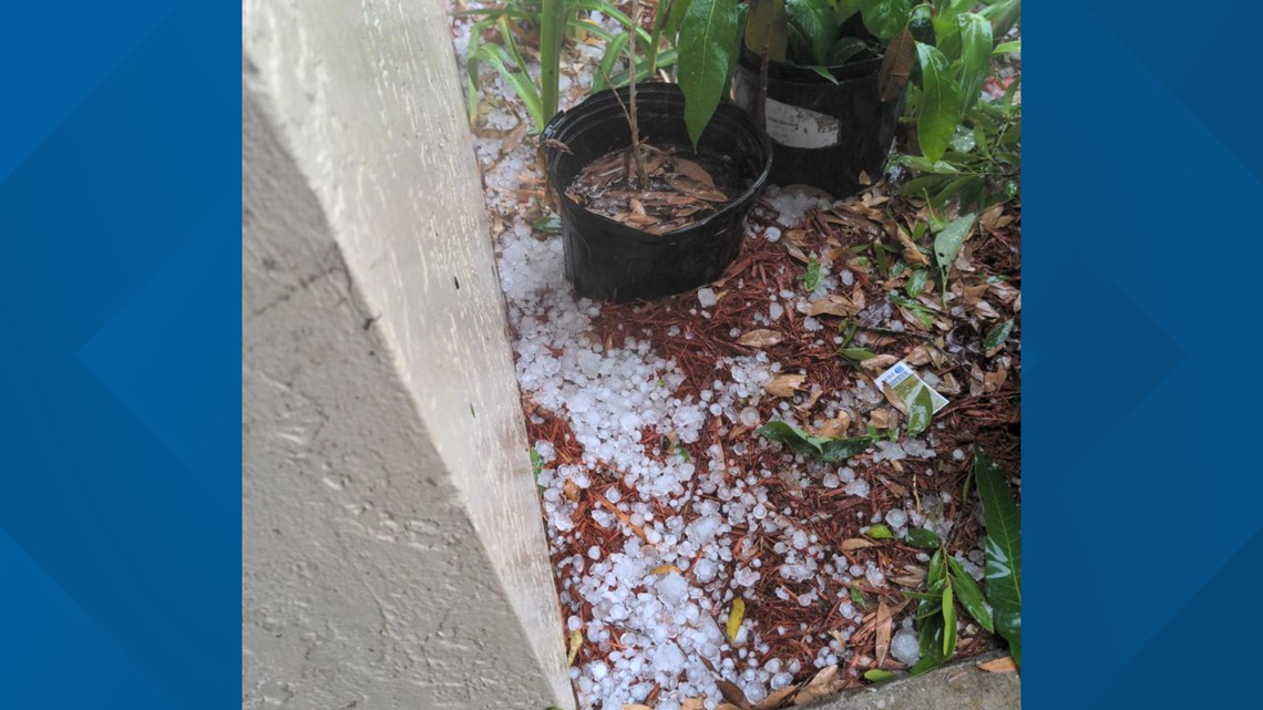 Highlands County sees massive hail storms during severe storms