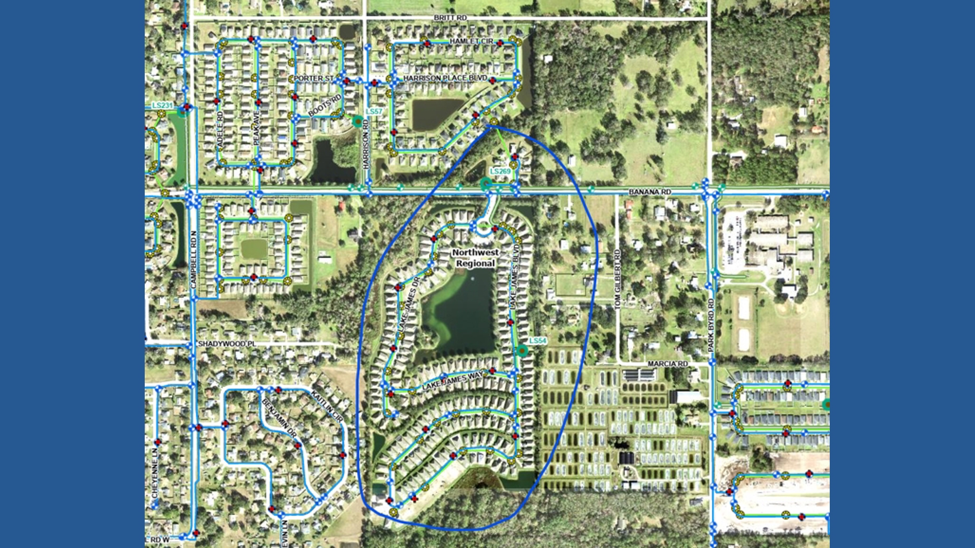 Water Meter Example Water outage reported in Lakeland, impacting residents in the Banana ...